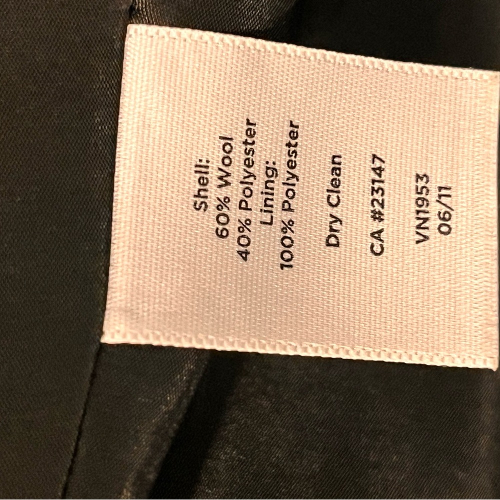 Talbots Black Wool Blend Jacket - image 3